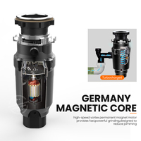 MIUI rozdrabniacz odpadów spożywczych, stal nierdzewna zgniatarka śmieci, ostrze darmo Super ścierne maszynka do mielenia żywności 4